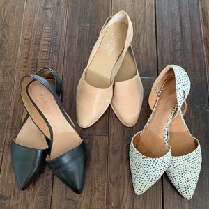 Madewell Shoes - Flats - 3 pairs - Size 8 Like New